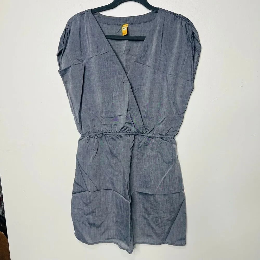 Lole Gray Muscle Sleeve Pullover Dress Sz Large